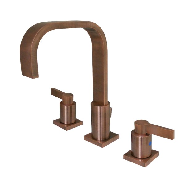 Fauceture FSC896NDLAC NuvoFusion Widespread Bathroom Faucet, Antique Copper FSC896NDLAC - main